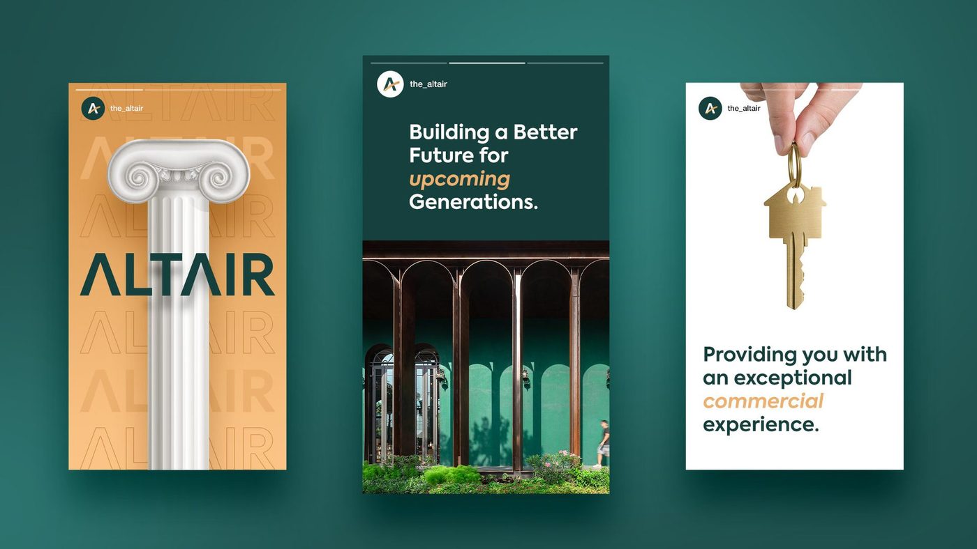 The Altair — brand identity